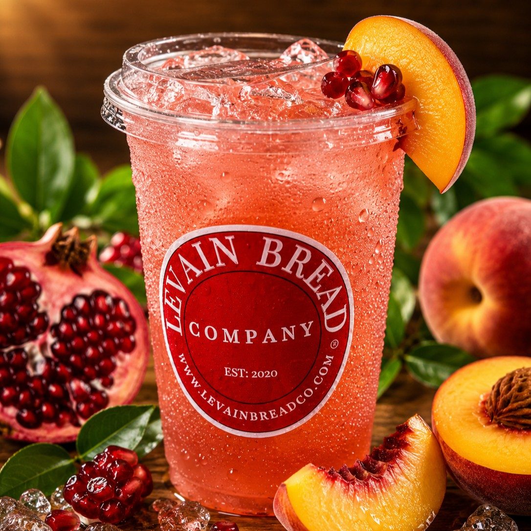 Pomegranate & Peach Lemonade.