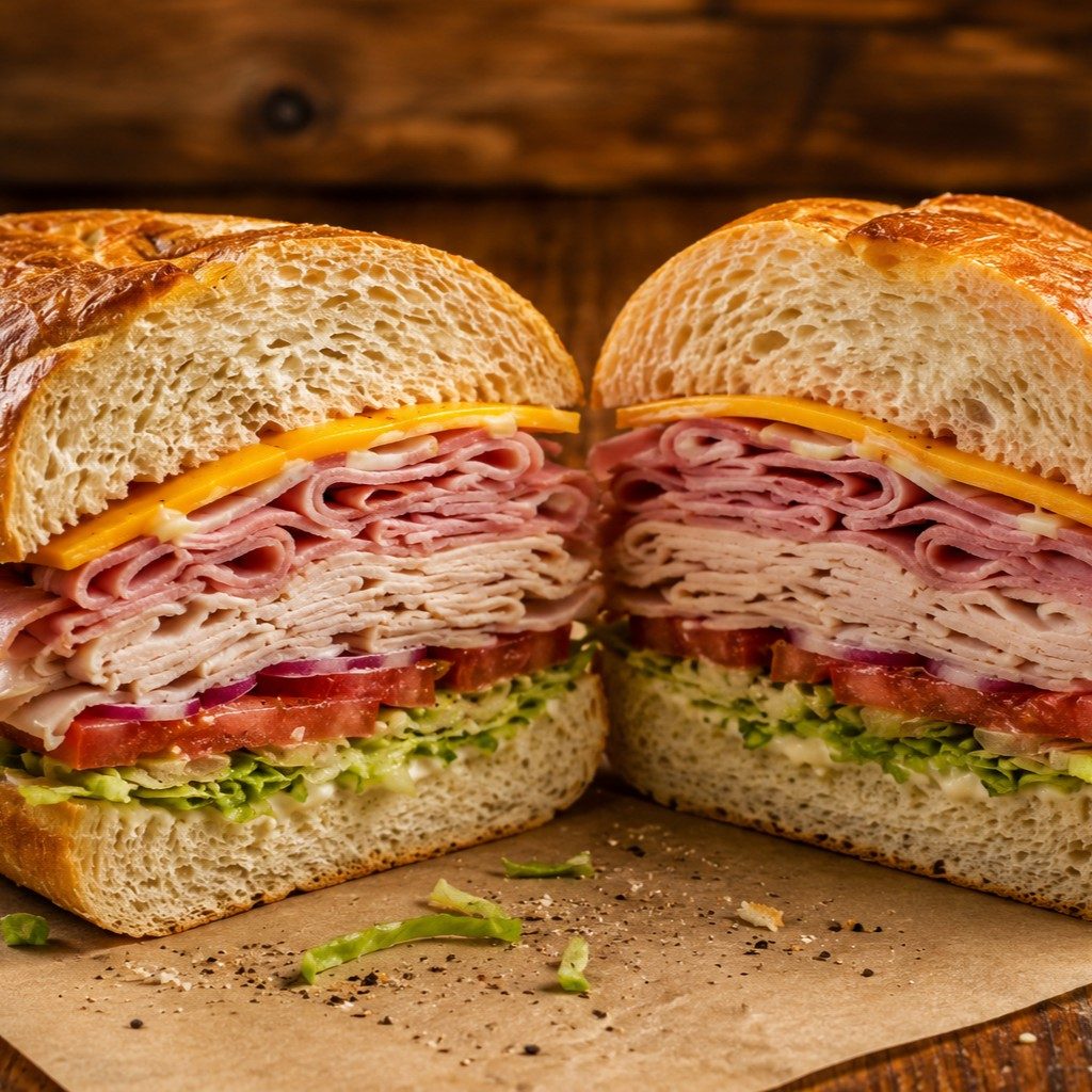 Turkey & Ham Sandwich.