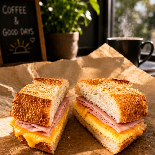Ham, Egg & Cheddar.