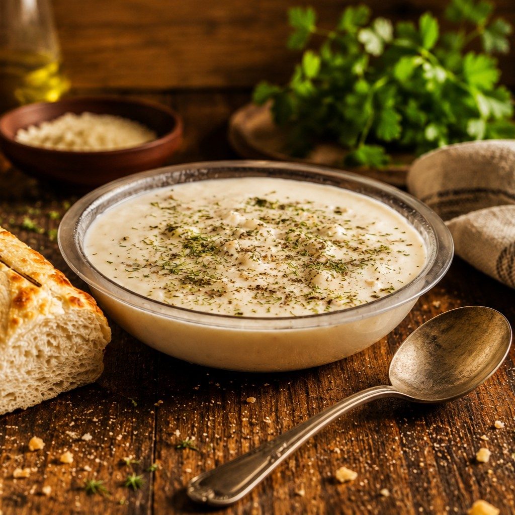 Clam Chowder Soup.