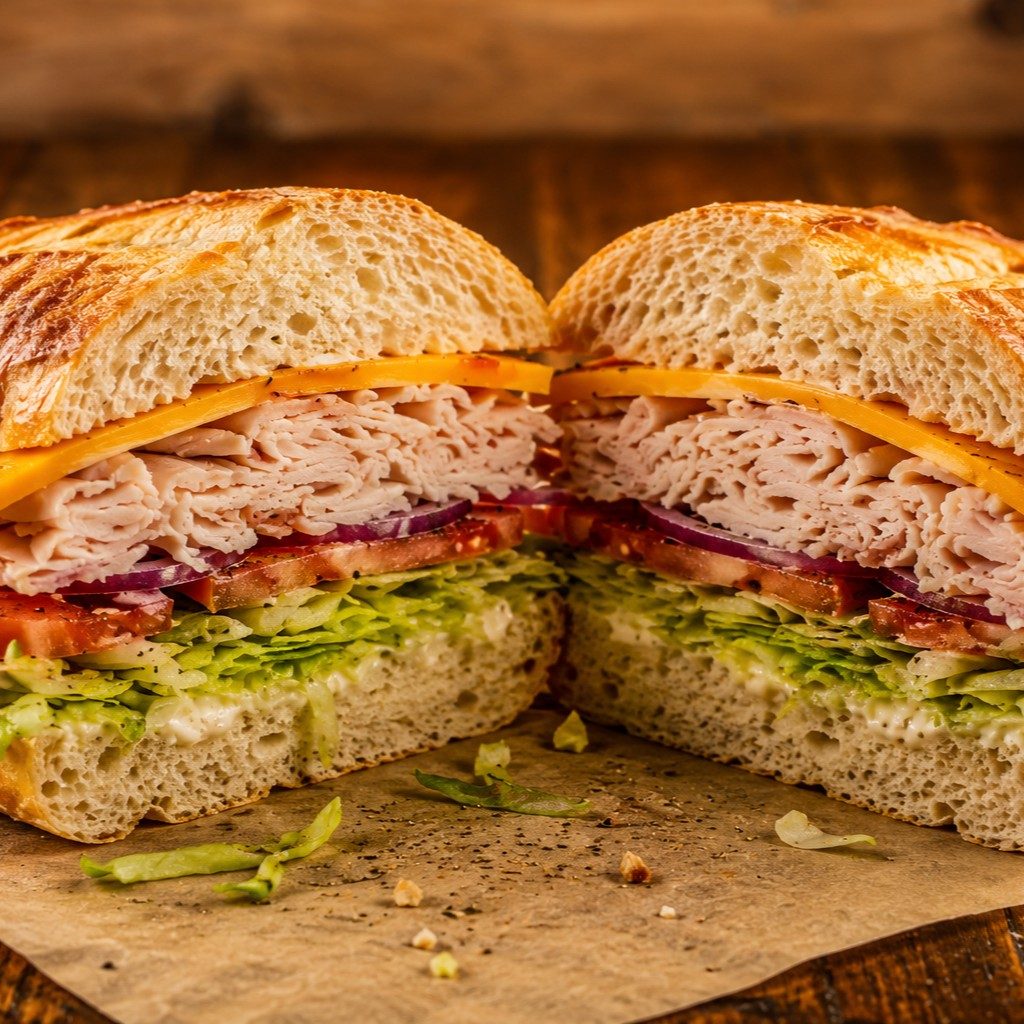 Smoked Turkey Sandwich.