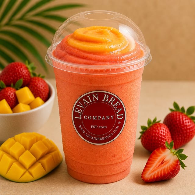 Mango Strawberry Smoothie.
