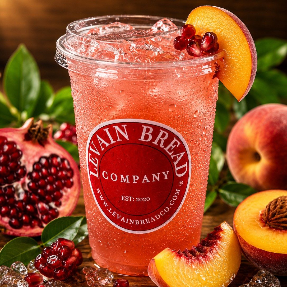 Pomegranate & Peach Lemonade.