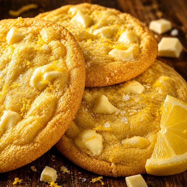 Lemon White Chocolate Cookie.