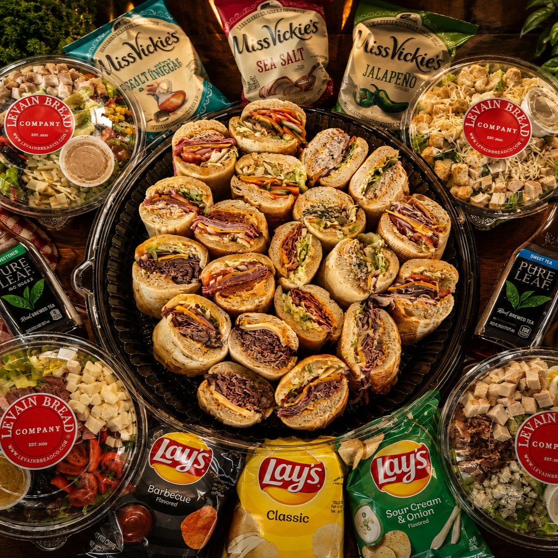 Levain Sandwich Platter – Serves 16.
