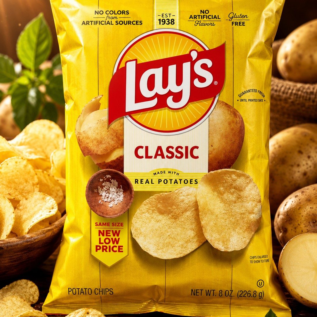 Lay's Classic Potato Chips.