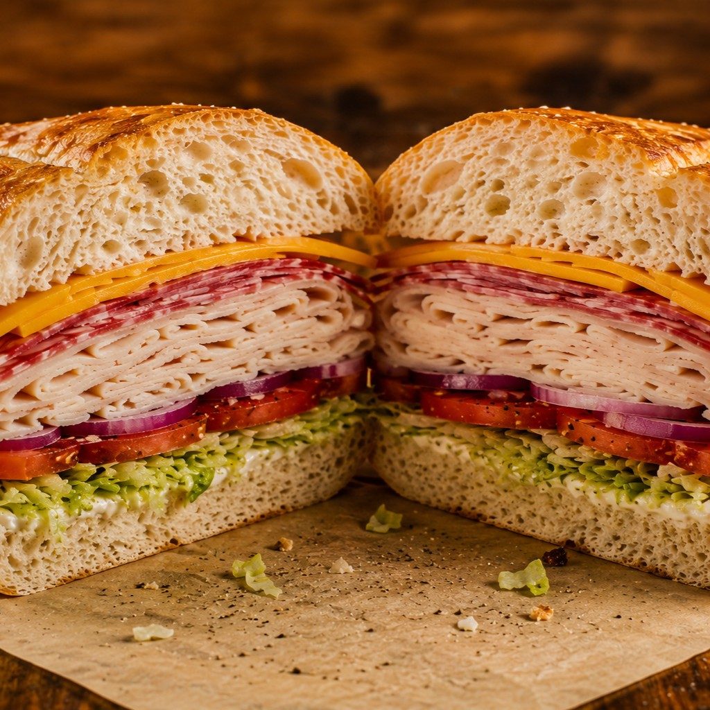 Turkey & Salami Sandwich.