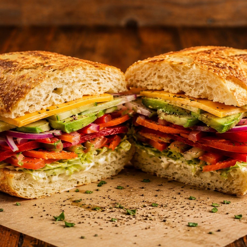 Vegetarian Sandwich.