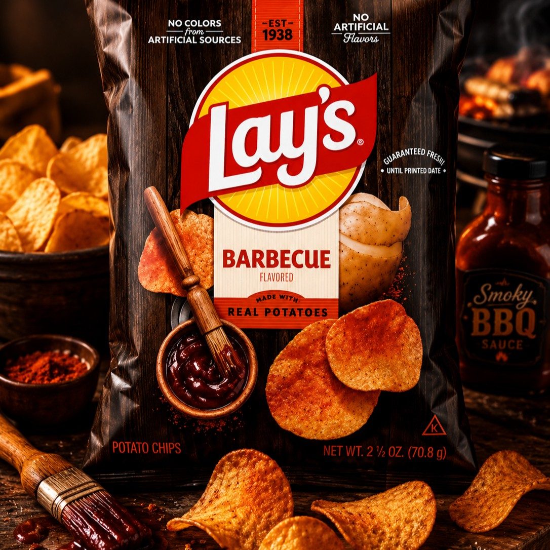 Lay's Barbecue Potato Chips.